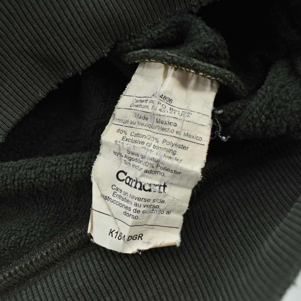 Y2K Carhartt  刺繍ロゴ "鬼フェード" スウェットパーカー 260911H