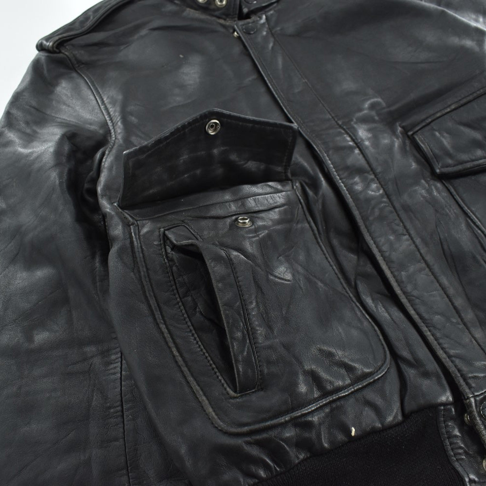80's Hein Gericke × Harley-Davidson ボンバー レザージャケット 260310H