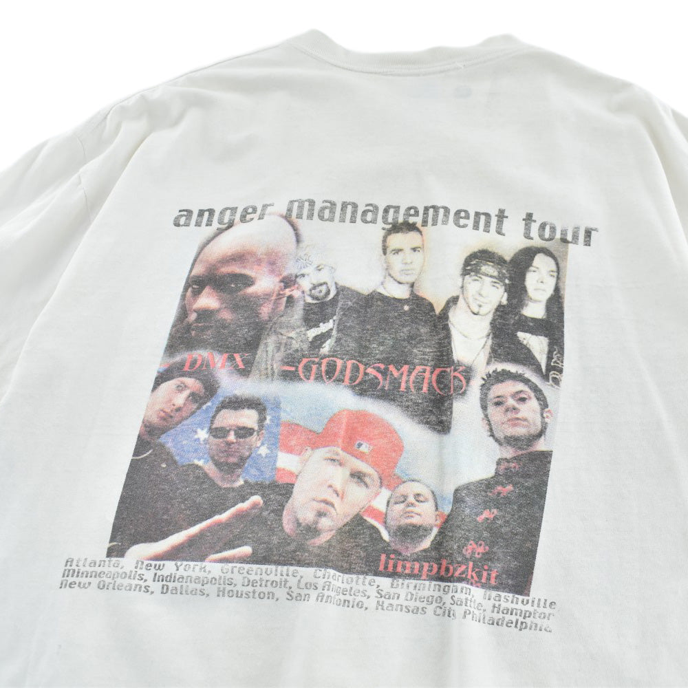 Y2K Limp Bizkit "Anger Management Tour 2000" DMX ロックTシャツ 260828H
