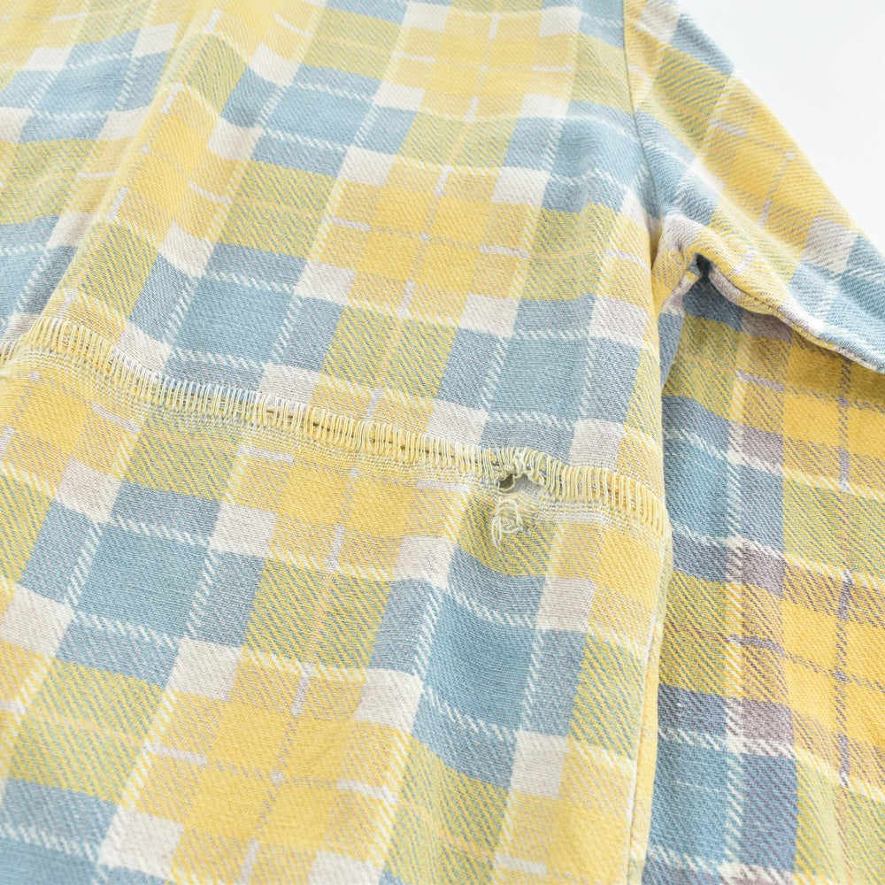 70's Loncraft "BORO" ヘビーフランネルシャツ USA製 260915H
