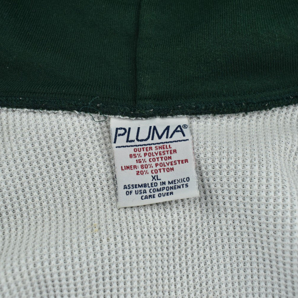 90's PLUMA サーマルライナー ジップアップ スウェットパーカー 260616H