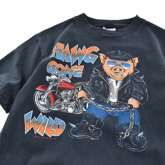 80's Harley-Davidson "HAWG GONE WILD" ハーレーT 260619H