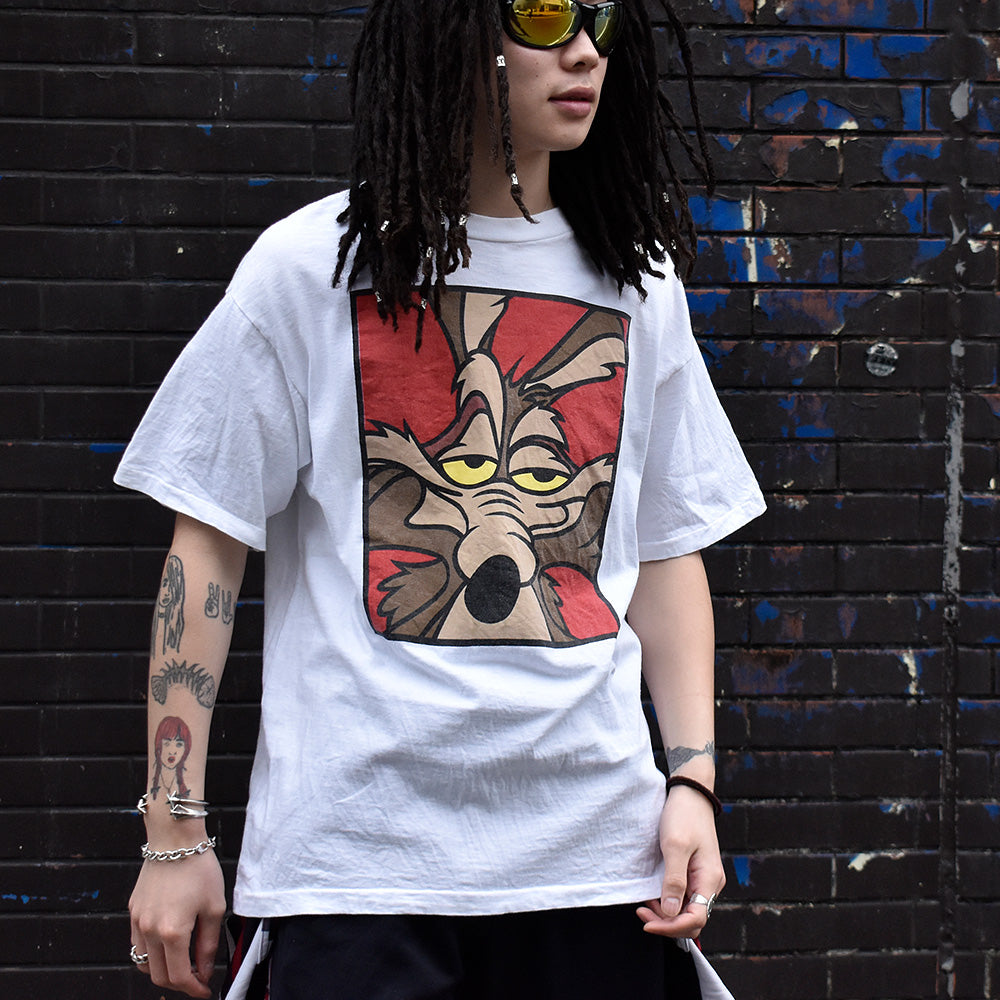 90's Looney Tunes “ワイリー・コヨーテ” Tシャツ USA製 240406H