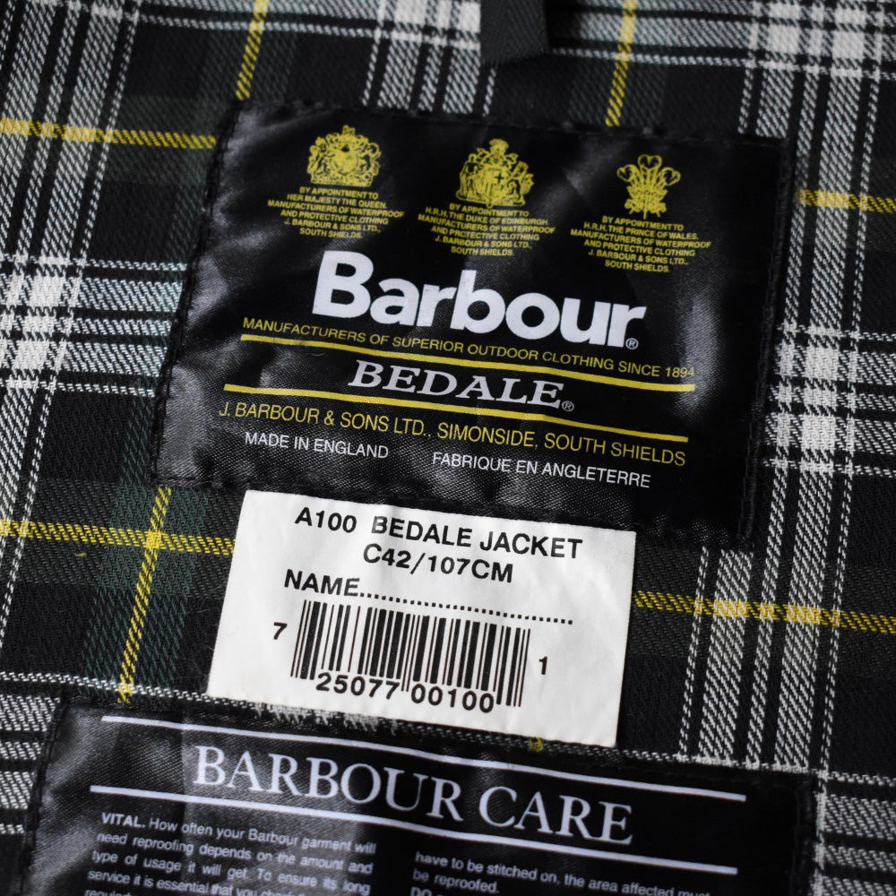 90’s Barbour “Bedale” オイルドコットン ジャケット ライナー付 251107H