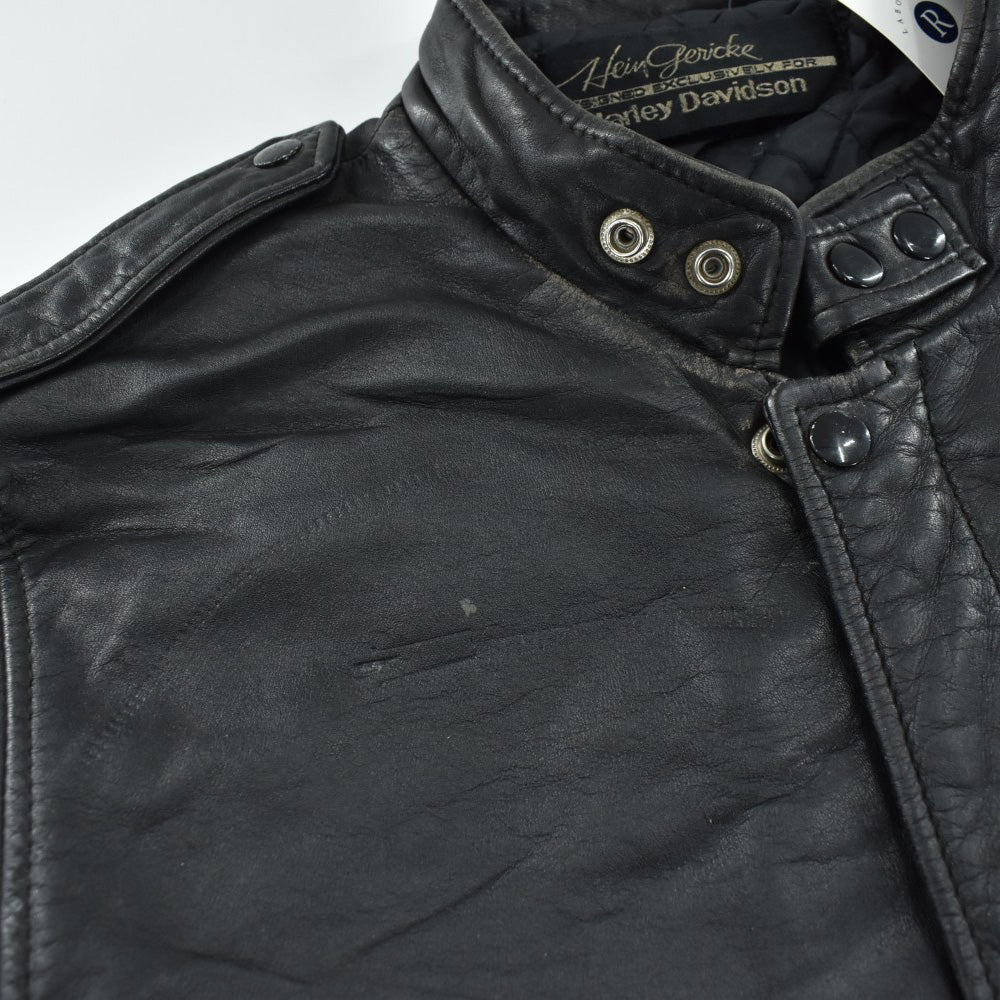 80's Hein Gericke × Harley-Davidson ボンバー レザージャケット 260310H