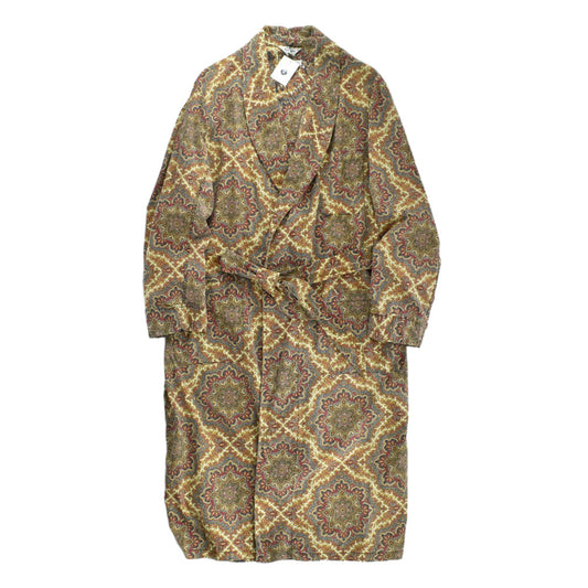 60's~ Robe ペイズリー柄 ガウンコート 260512H