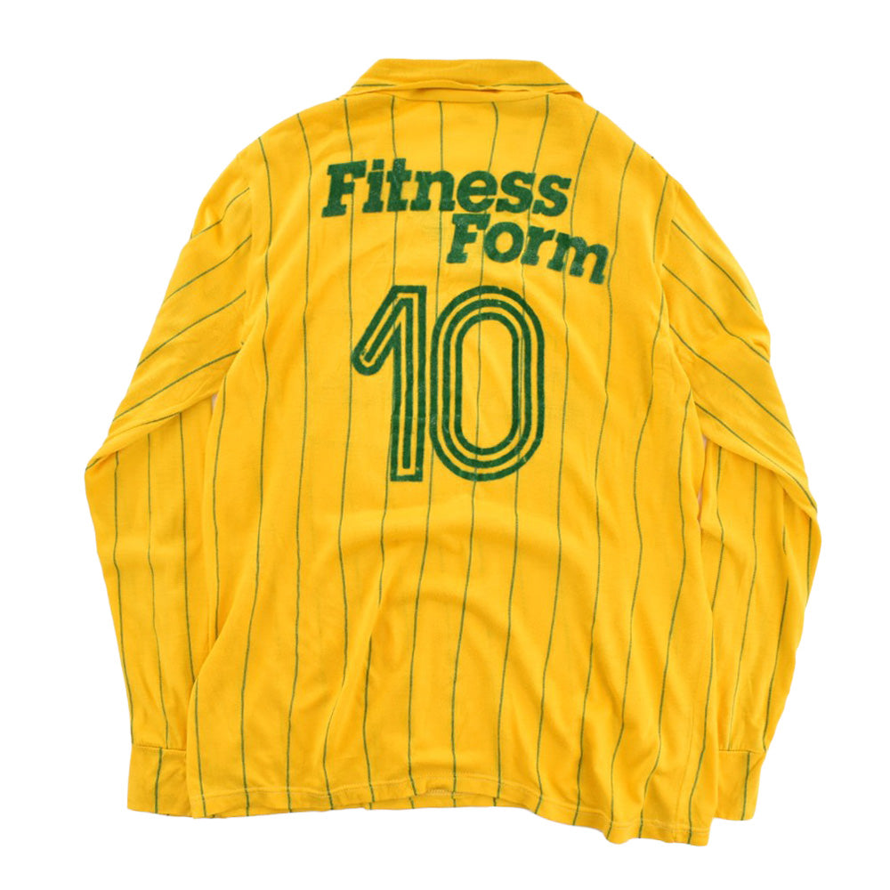 70's benetton × GIMER SPORT ピンストライプ サッカーシャツ 260825H