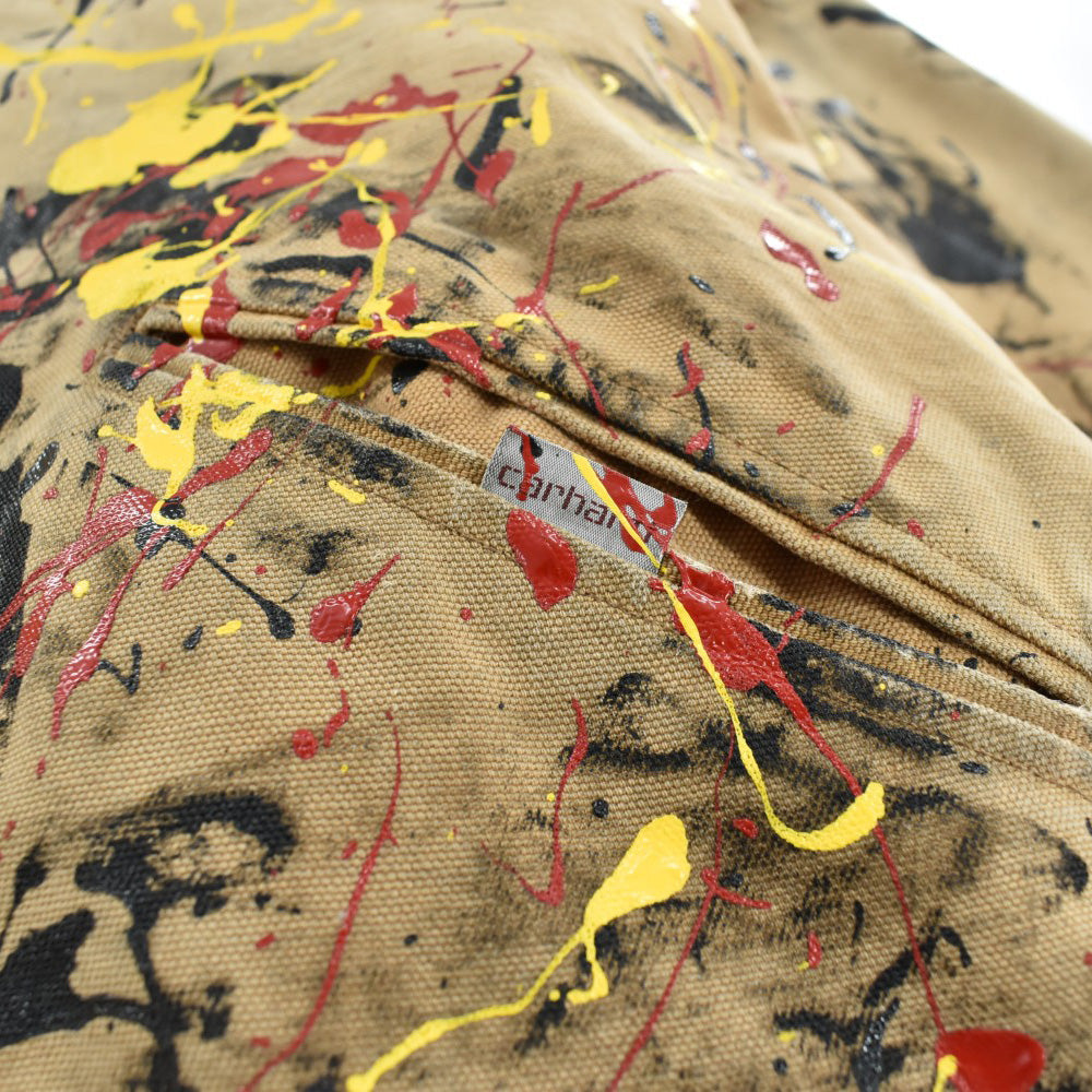 Y2K Carhartt "Pollock" ペイントアート デトロイトジャケット 260612H