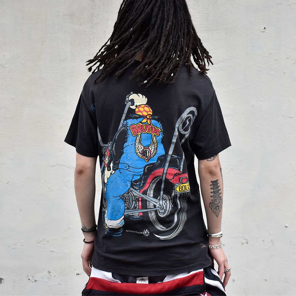 90's POPEYE bike BRUTUS！ Tシャツ USA製 240406H