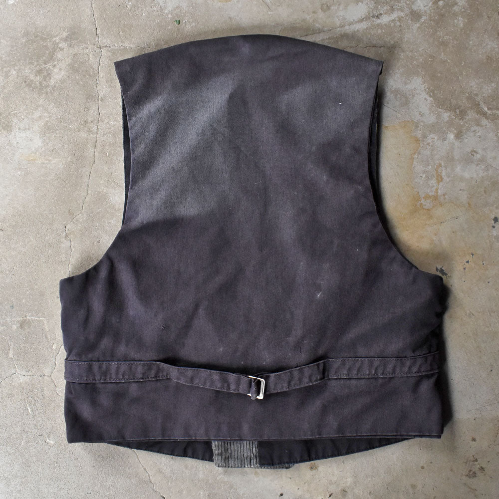 70’s EURO製 MOSTERS ロガーベスト フェードブラック 251031H