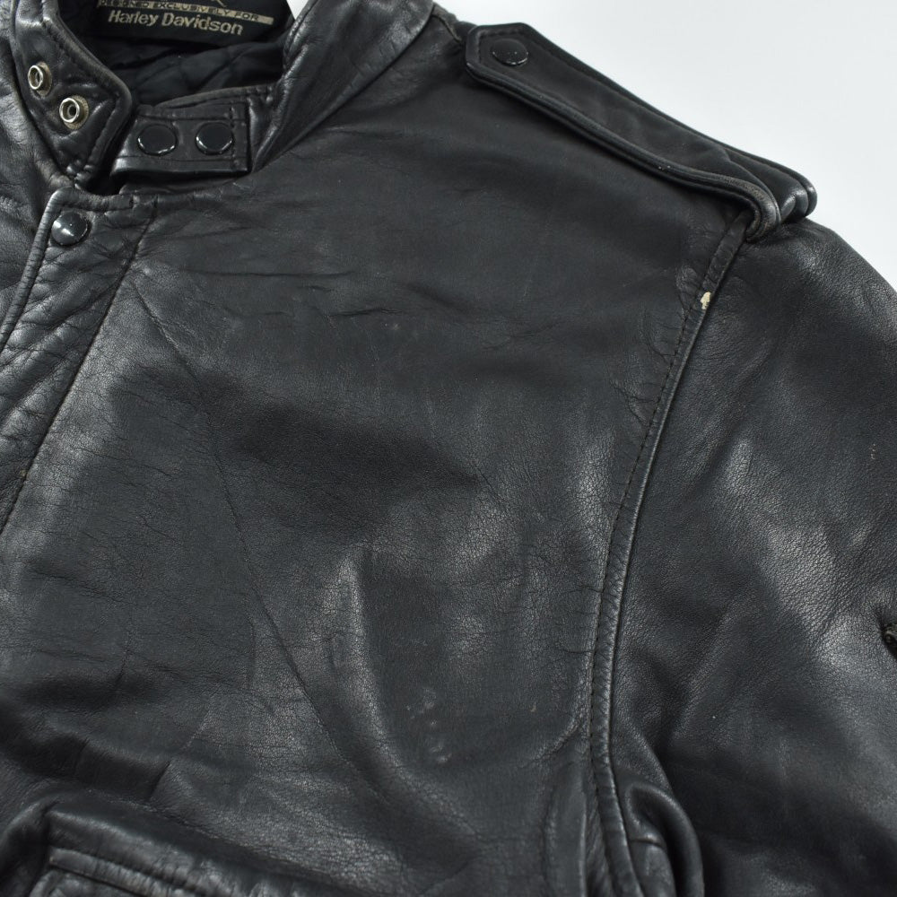 80's Hein Gericke × Harley-Davidson ボンバー レザージャケット 260310H