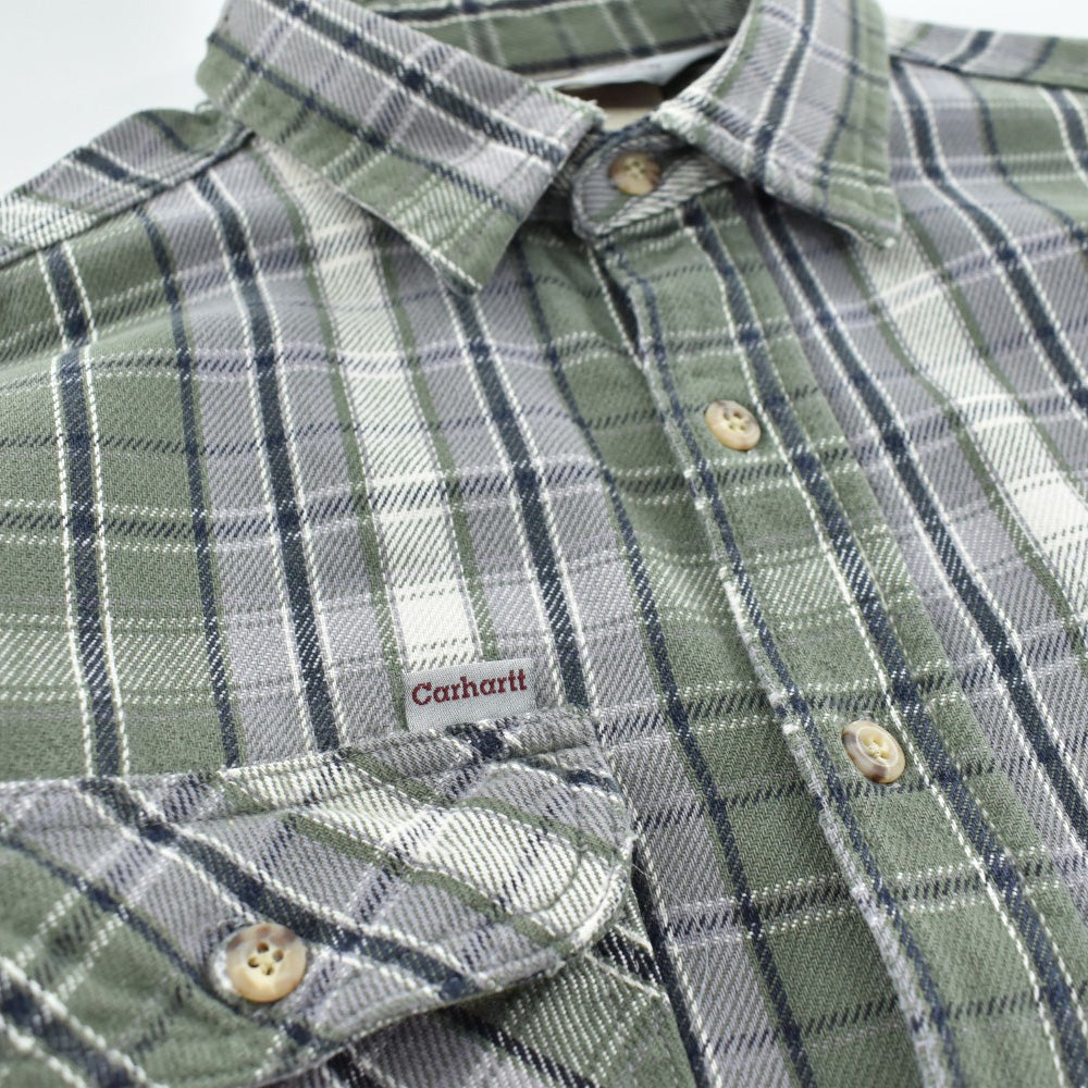 90's Carhartt ヘビーフランネルシャツ USA製 260731H