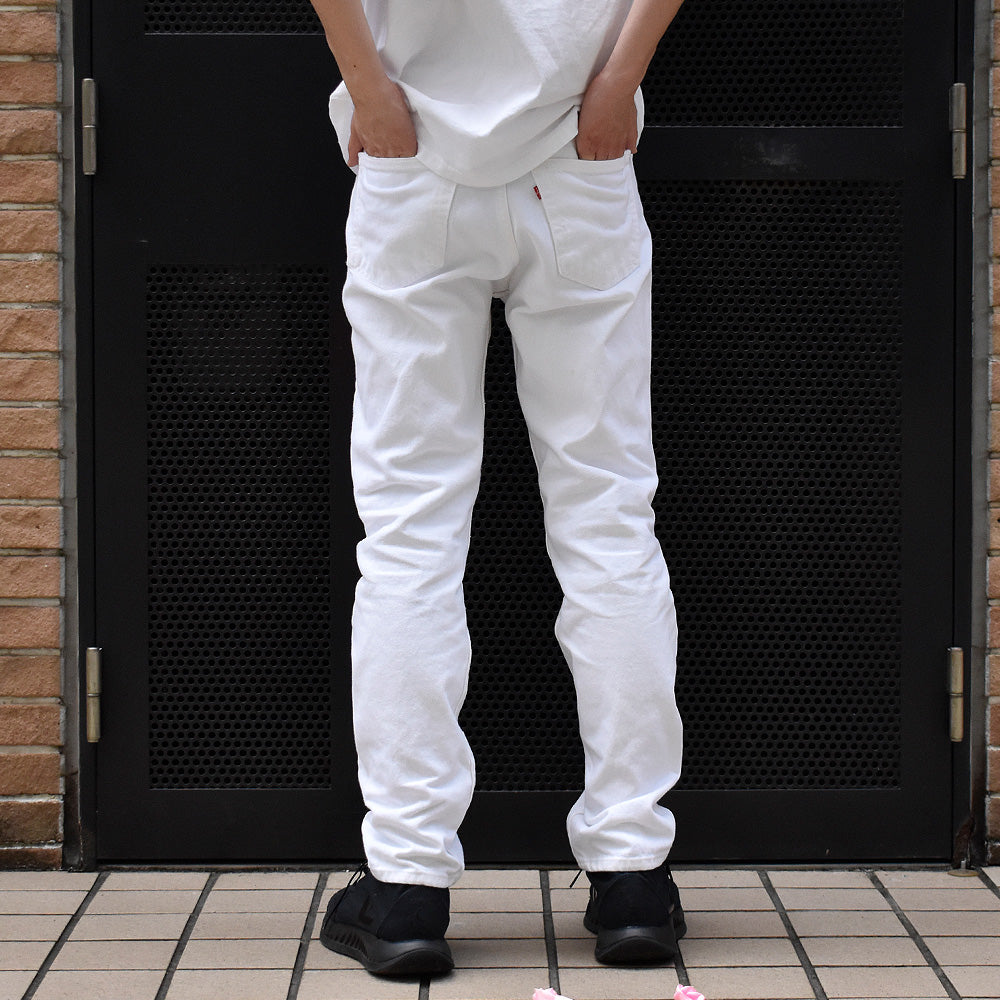 90's Levi's 505 ホワイト デニムパンツ USA製 250607H