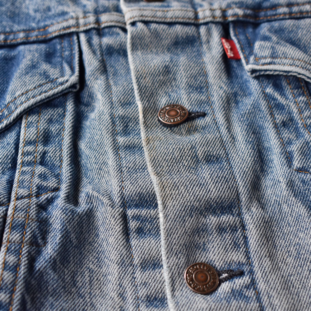 90’s Levi's 70506-0217 ワッペンカスタム！ デニムジャケット USA製 240412