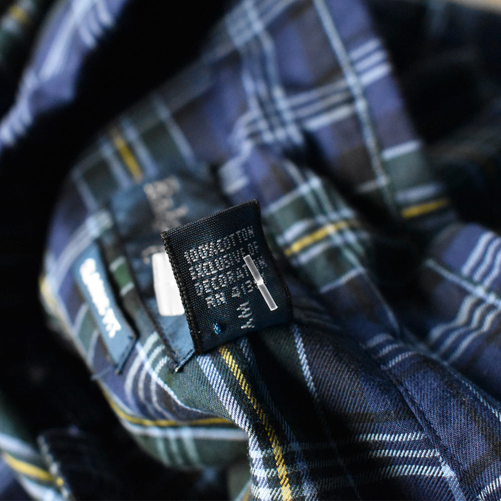 90's Ralph Lauren “CLASSIC FIT” タータンチェック ボタンダウンシャツ 240327 S2074
