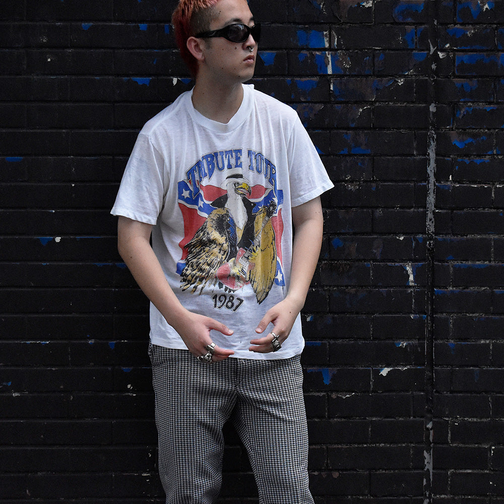 80's Lynyrd Skynyrd “Tribute” Tour ロック Tシャツ 250901H