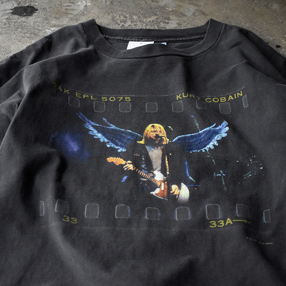 ニルヴァーナ カート・コバーン Angel Wings Tシャツ 1999年 ヴィンテージ