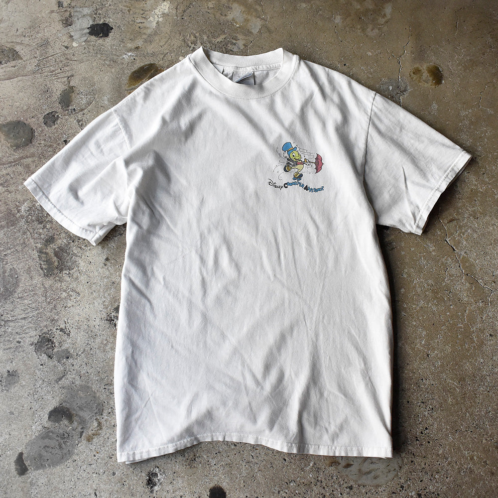 Y2K Disney “Jiminy Cricket“ Keeping The Disney Magic Moving Tシャツ 250620H