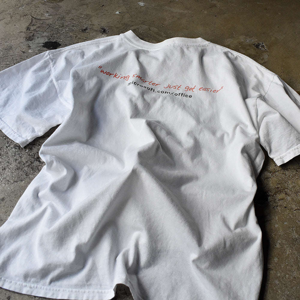 Y2K Microsoft “Office XP” 企業Tシャツ 231203H