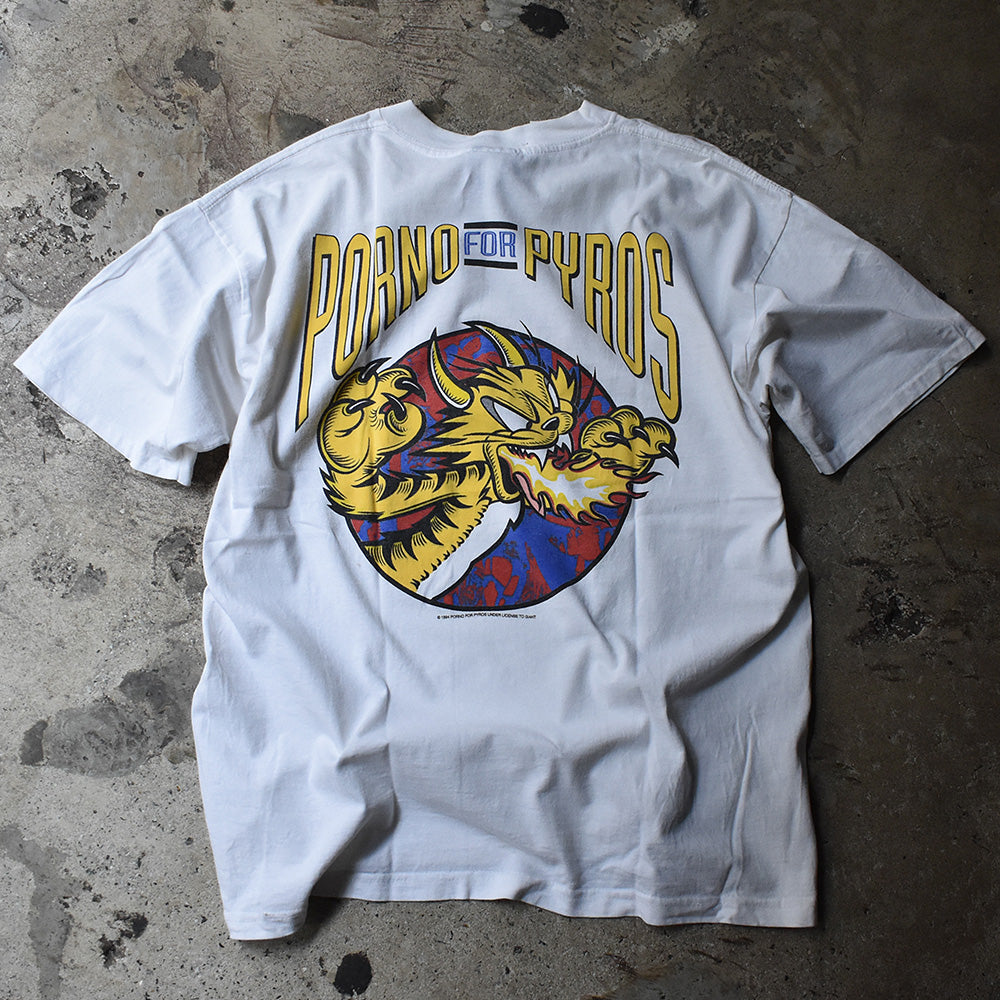 ポルノ・フォー・パイロス 両面グラフィック Tシャツ 1994年 ジャイアント ヴィンテージ