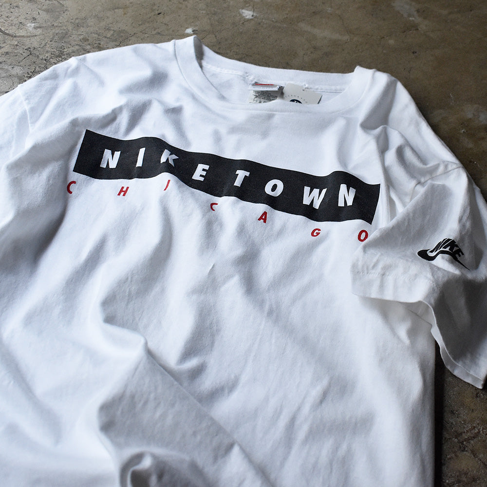 ナイキ 銀タグ NIKE TOWN CHICAGO Tシャツ 1990年 USA製 ヴィンテージ