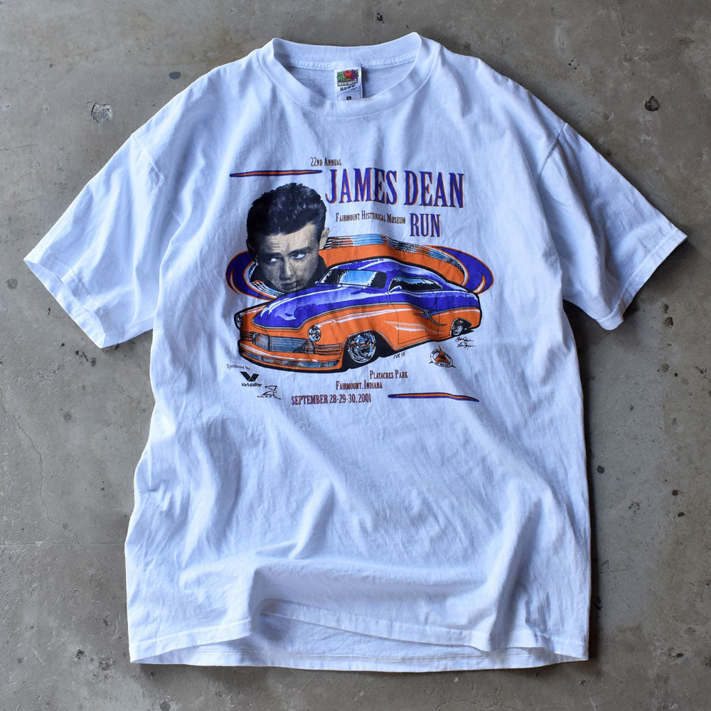 Y2K “JAMES DEAN RUN” レーシング Tシャツ 240804