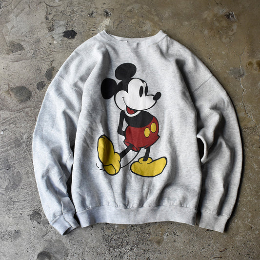 90's Disney “Mickey” セットインスリーブスウェット USA製 250124H