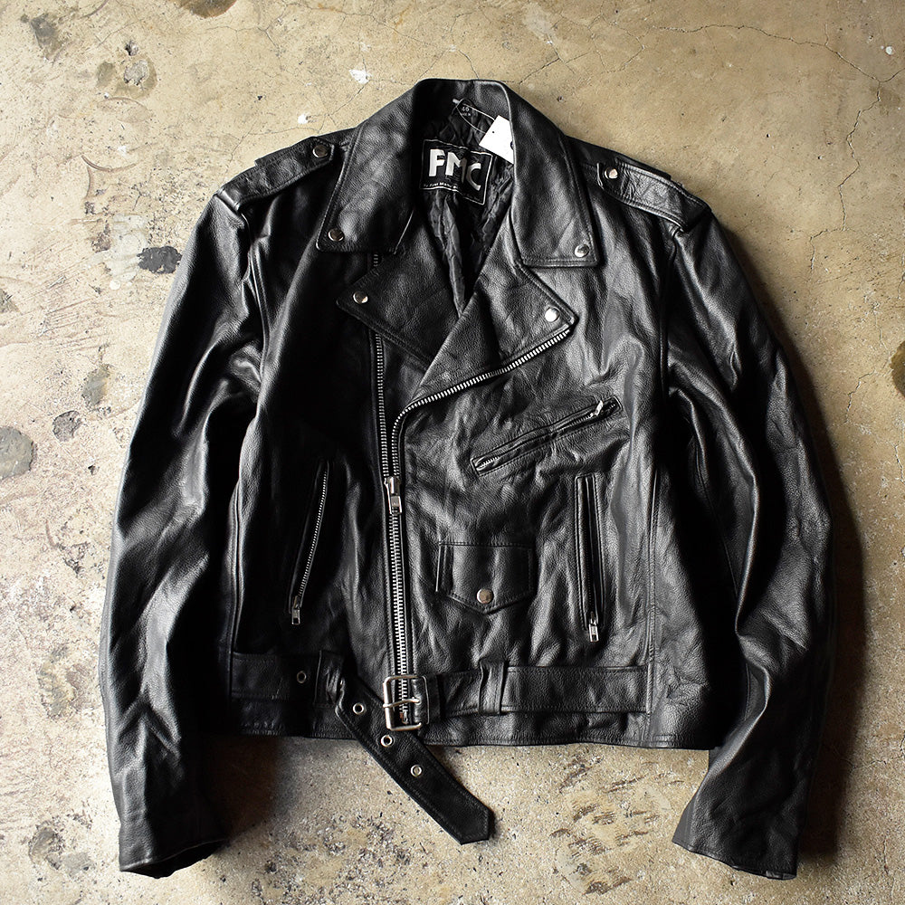 Y2K FMC ライダース レザージャケット 46size 240321H