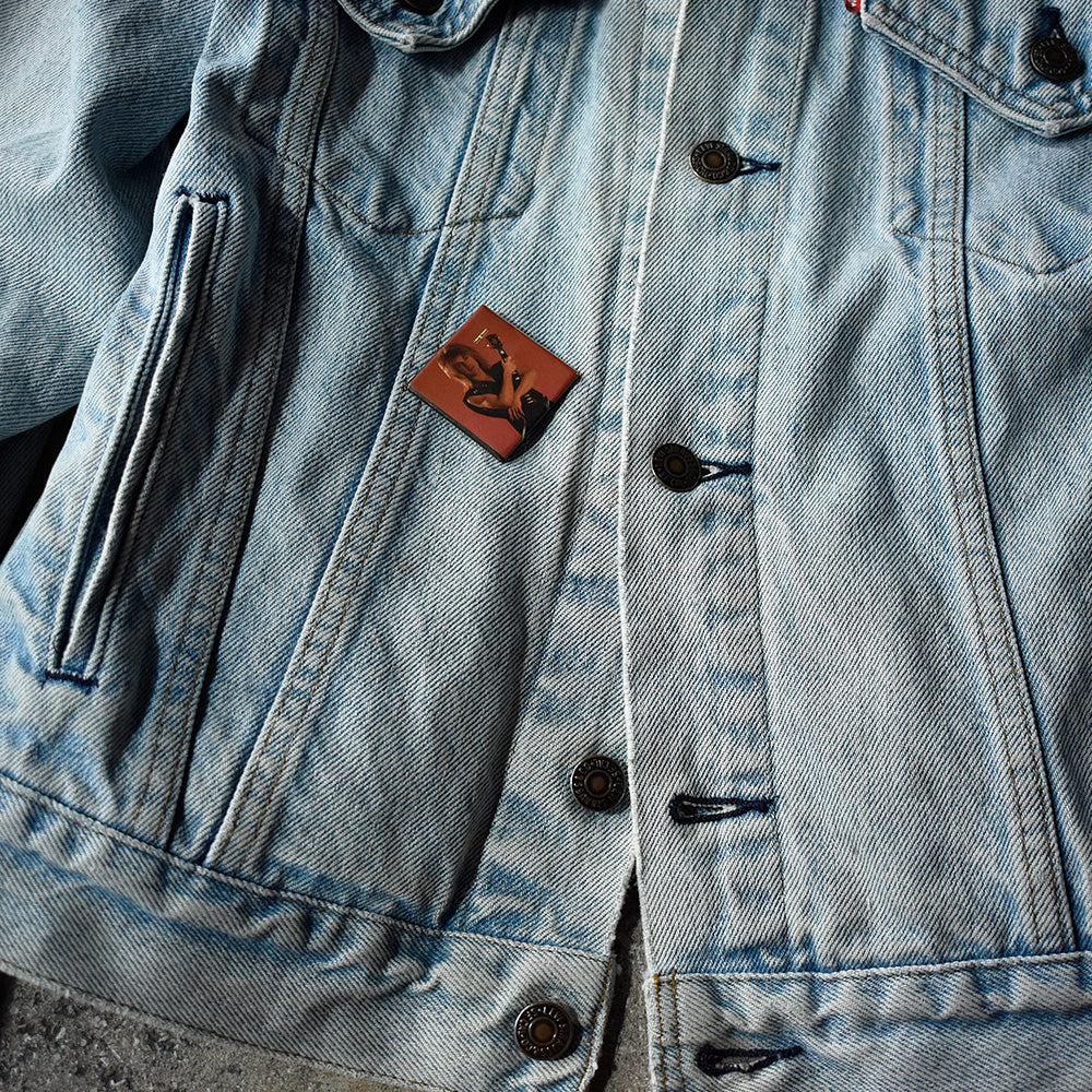 90's Levi's ワッペンカスタム！ “ロック“ デニムジャケット USA製 250731H