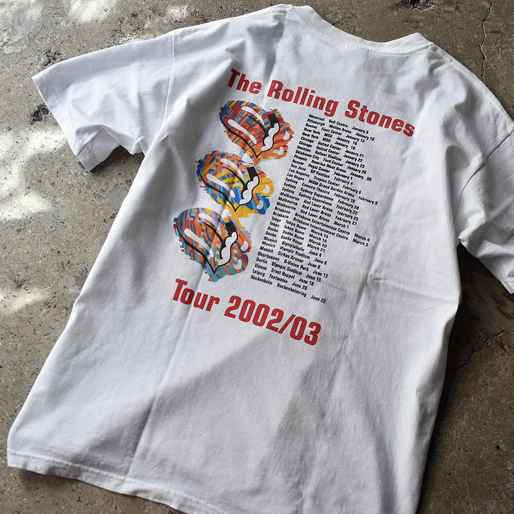 Y2K The Rolling Stones “2002/03” Tour Tシャツ 240414H