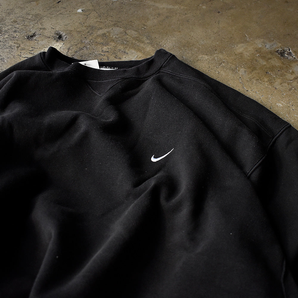 90's NIKE small swoosh logo刺繡 リバースタイプ スウェット USA製 231109H