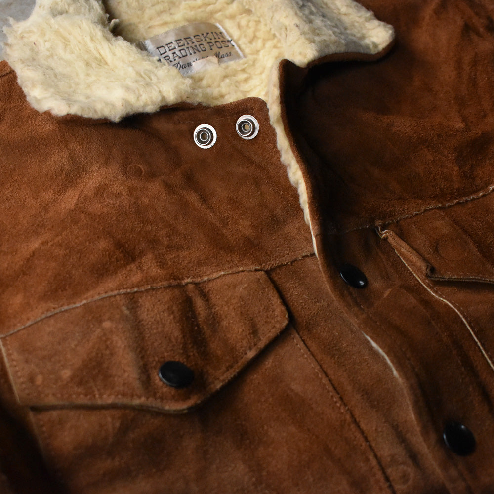 70’s DEERSKIN TRADING POST ボアライナー スエードトラッカージャケット 240122H