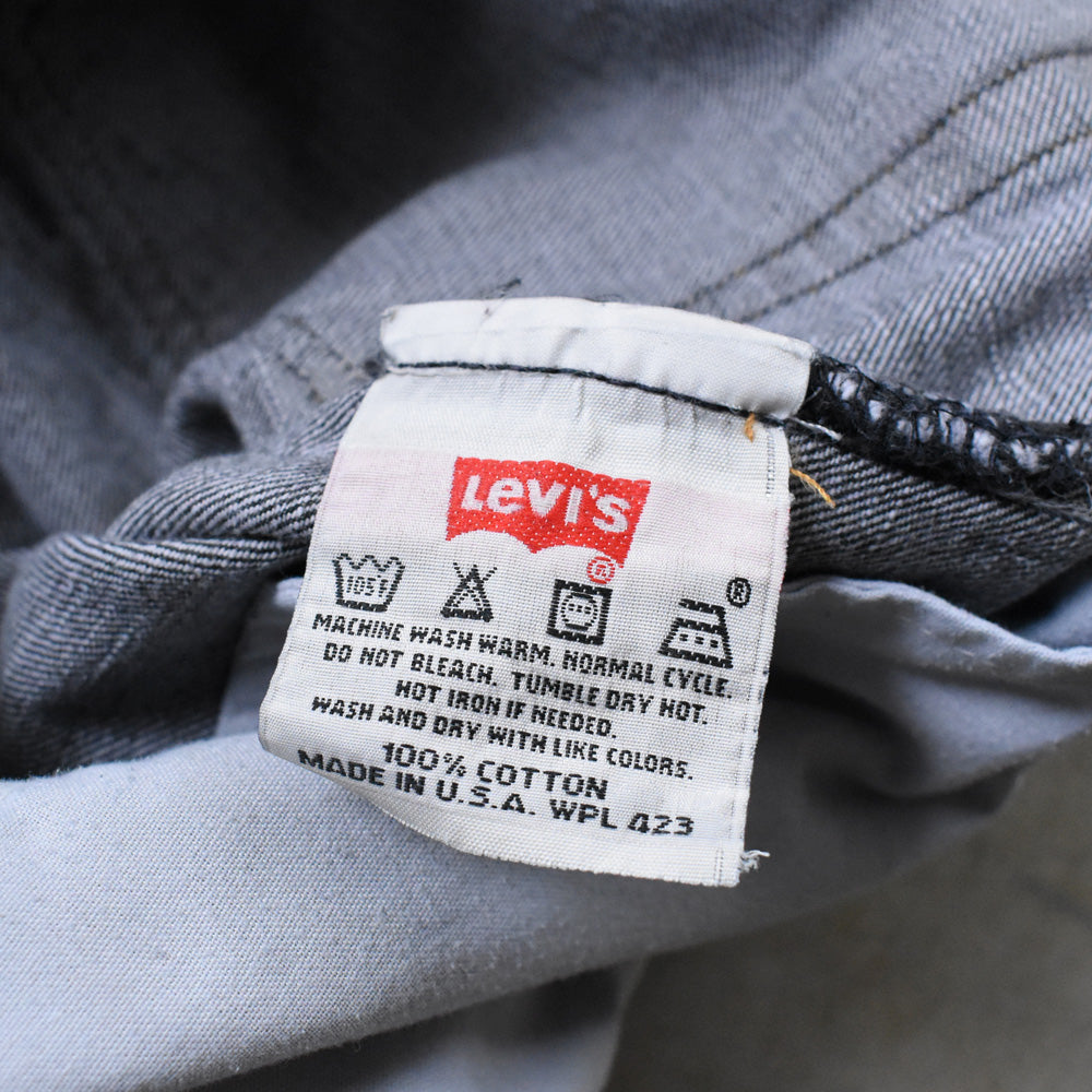 90’s Levi's 501 先染めブラック デニムパンツ USA製 250613H