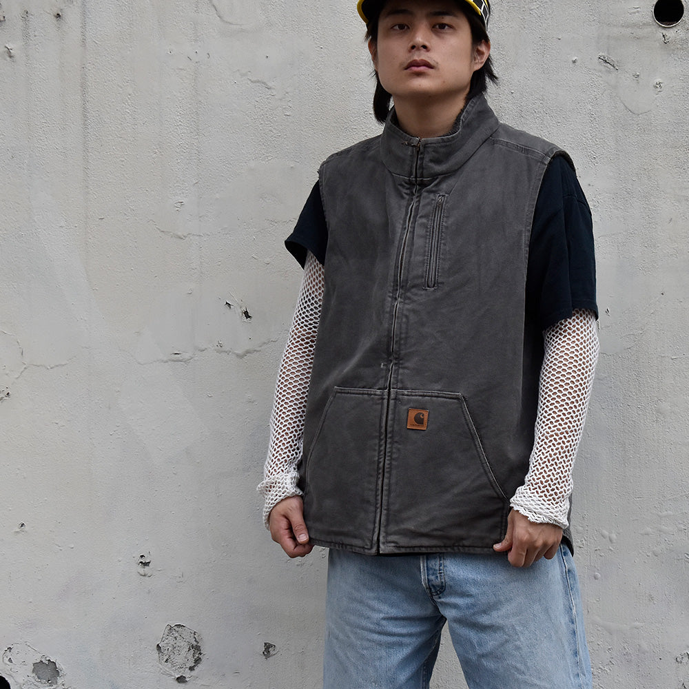 Y2K Carhartt ダックベスト ボアライナー 231001H