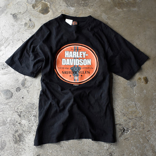 90's Harley Davidson サークルロゴ Tシャツ 240812H