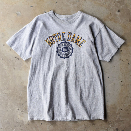 90’s Champion “NotreDame” カレッジプリント Tシャツ 250531