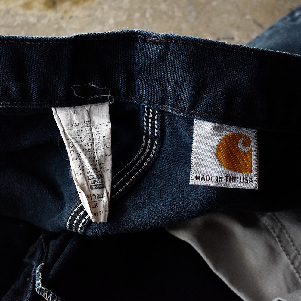 ペンキ！ Carhartt ブラック！ ダブルニー ダック ペインターパンツ 240910H