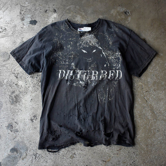 Y2K ボロ! Disturbed “Indestructible“ ロック Tシャツ 250712H