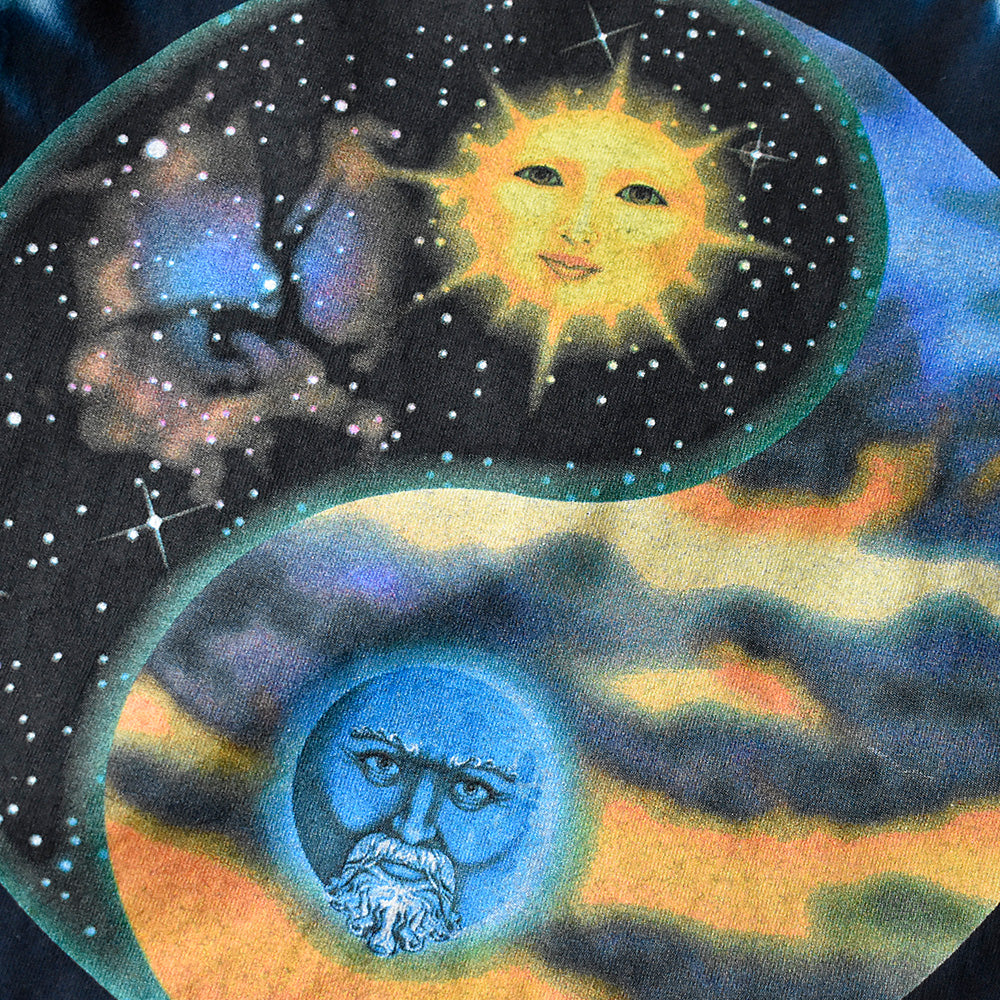 90's “Sun ＆ Moon” タイダイTシャツ 250529H