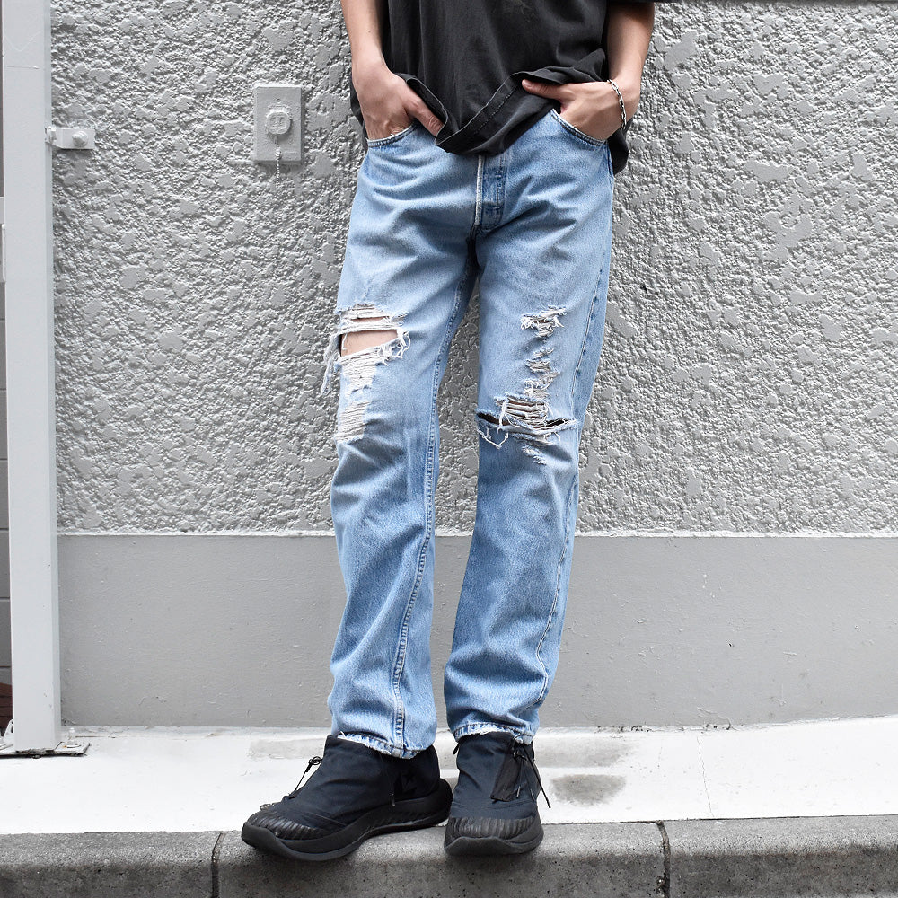 リーバイス 501 ダメージ デニムパンツ 2000年 USA製 古着