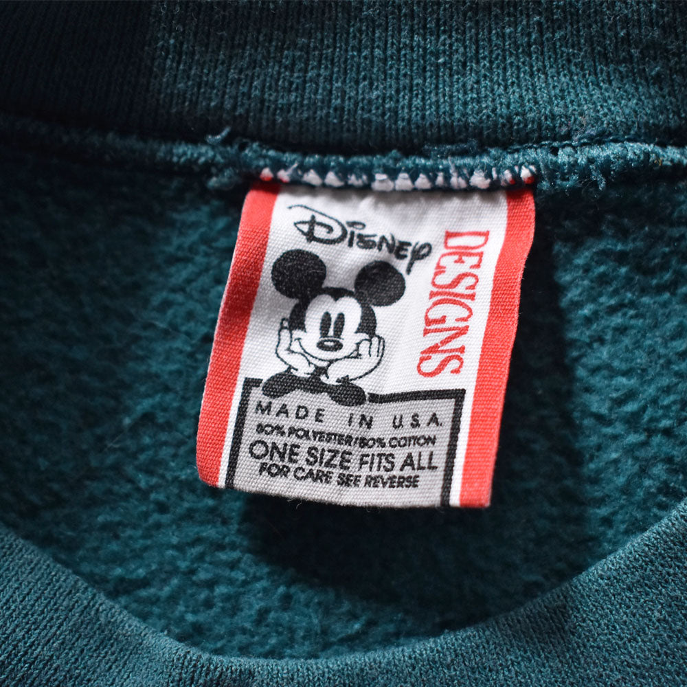 90’s Disney ”Mickey Mouse” スウェット USA製 231222