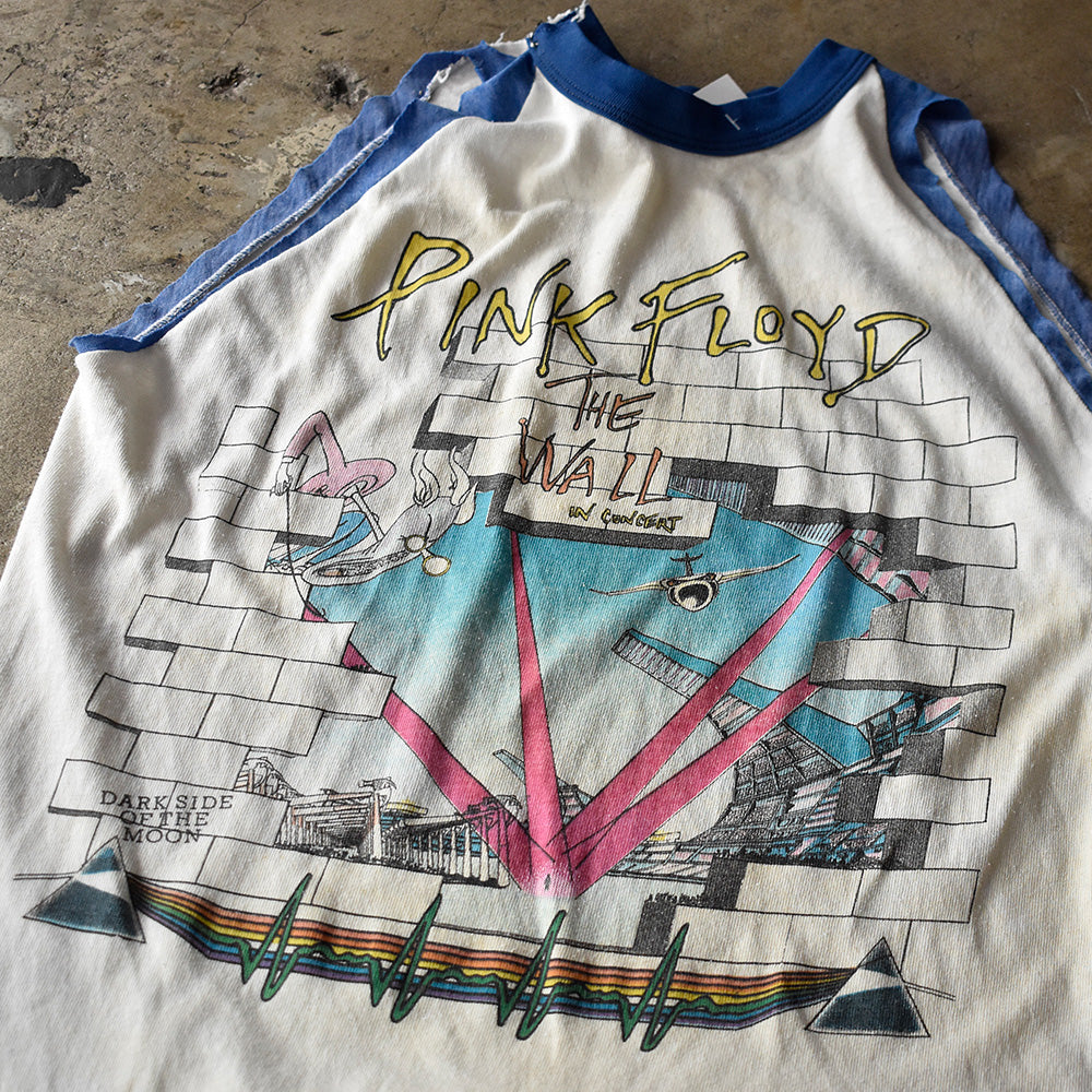 80's PINK FLOYD "NASSAU COLISEUM" Tour カットオフ ロック Tシャツ 250819H