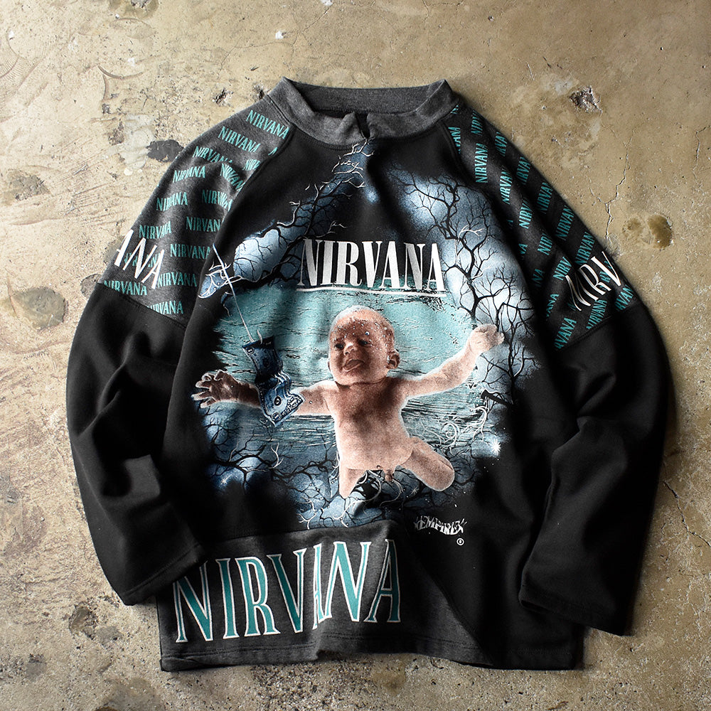 ニルヴァーナ Nevermind スウェット 90年代 デッドストック ユーロ製 ヴィンテージ