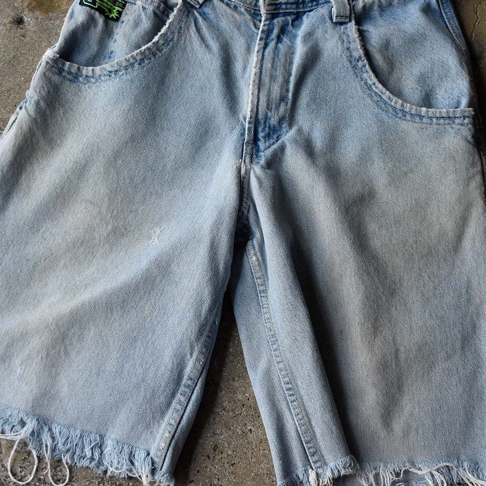 Y2K JNCO カットオフ デニム バギーショーツ USA製 250523H