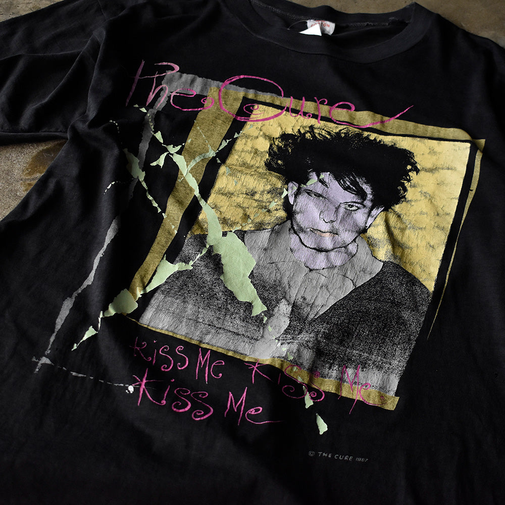 80's　The Cure/ザ・キュアー　"Kiss Me Kiss Me Kiss Me" Tee　230903HYY