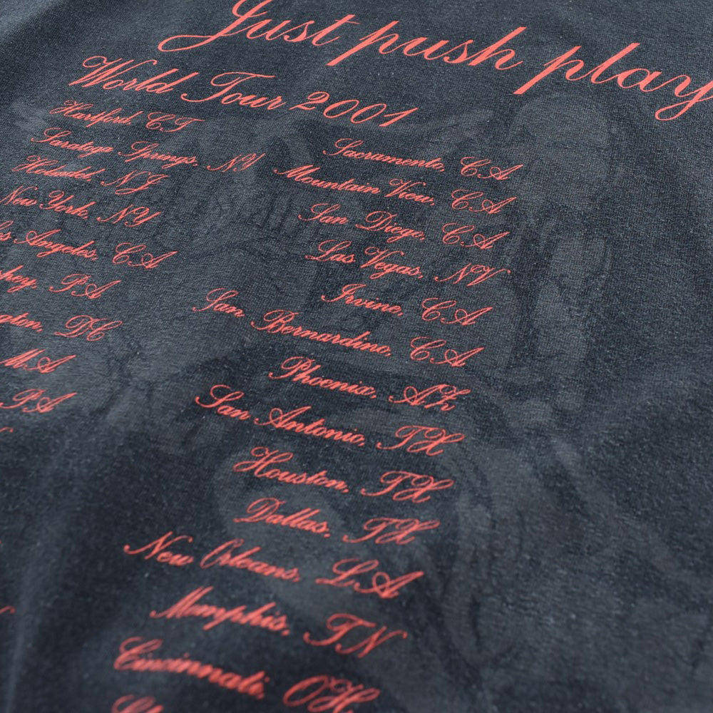Y2K AEROSMITH "Just Push Play" 空山基 ロックTシャツ 260703H