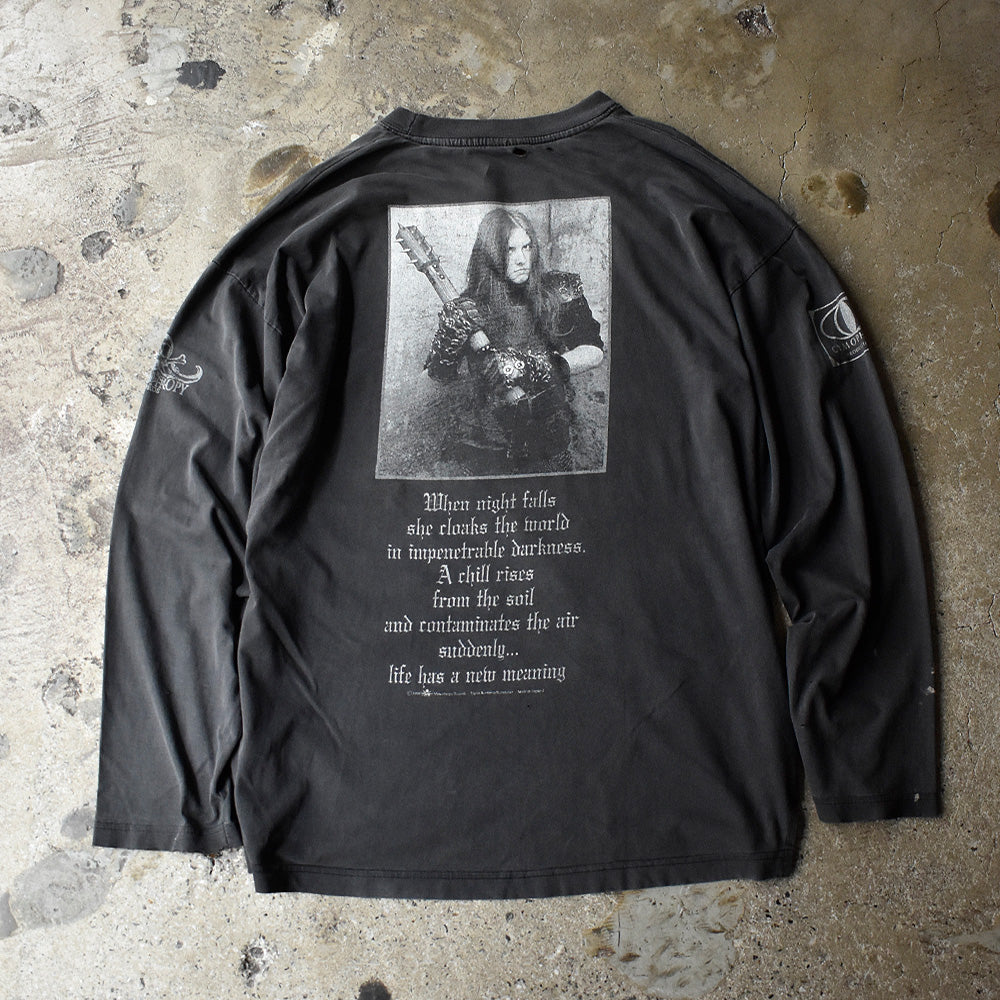 90's Burzum “Dunkelheit/Burzum” ロングスリーブTシャツ 250614HTJ3