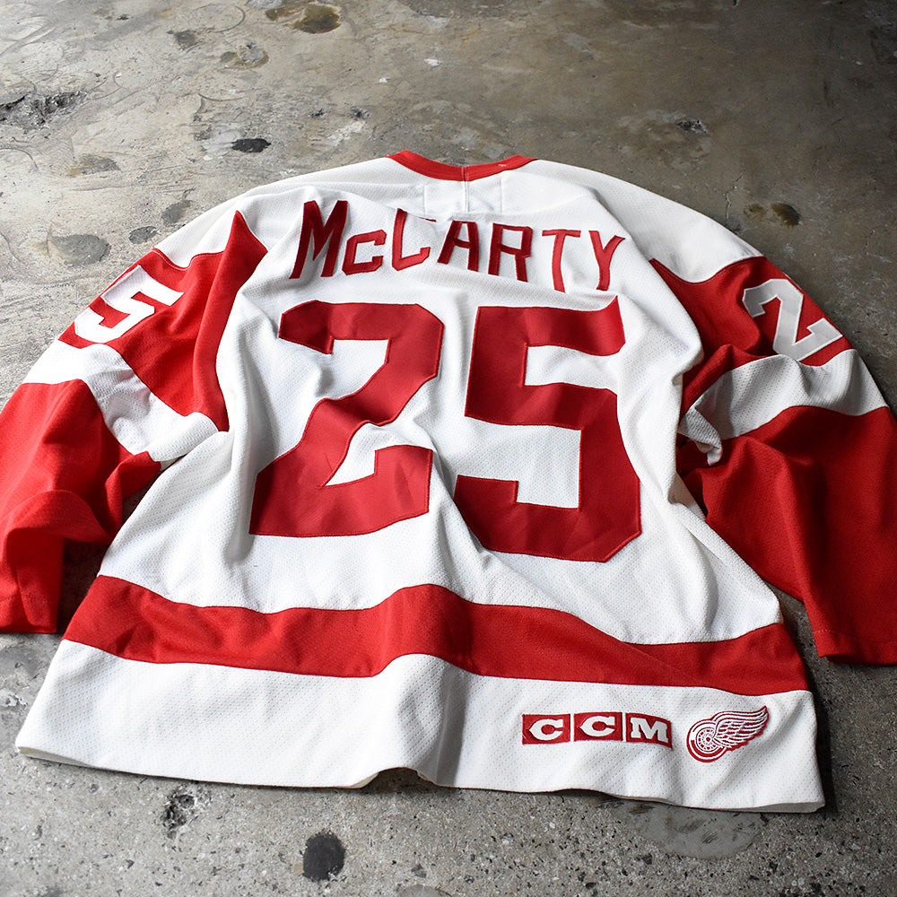 Y2K CCM NHL “Detroit Red Wings” Darren McCarty ホッケーシャツ 241010