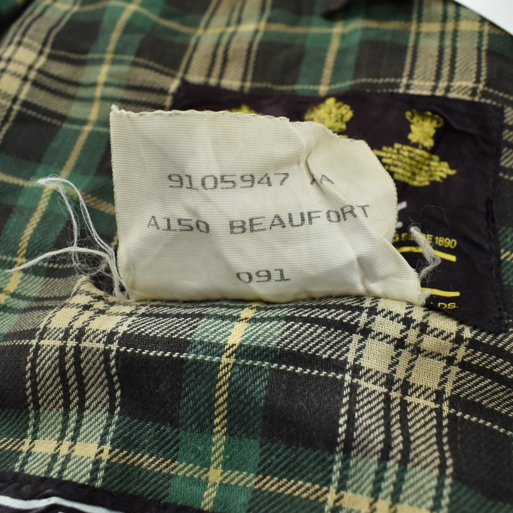90's 旧3ワラント Barbour "BEAUFORT" オイルドジャケット 260317H