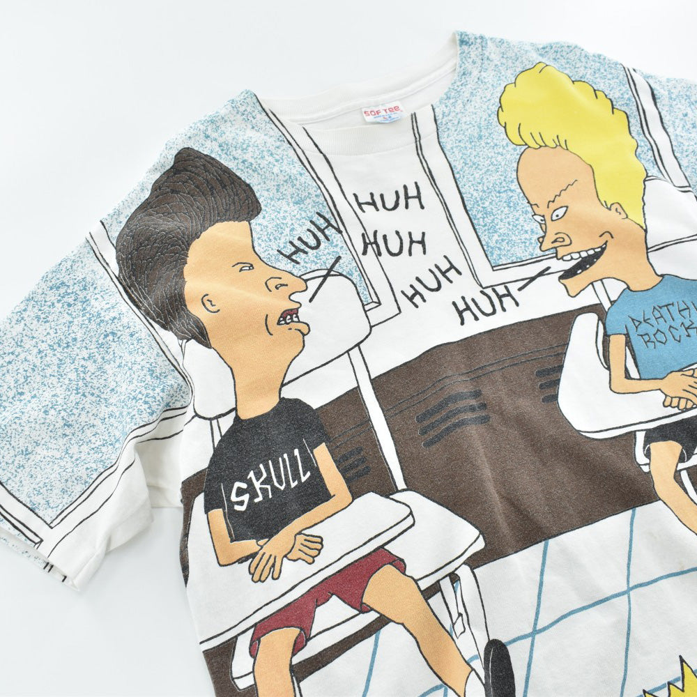 90's Stanley Desantis "BEAVIS AND BUTT-HEAD" AOP アニメT 260714H
